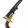 Colt Navy 1851, Perkussionsrevolver, Schwarz mit Messingrahmen, Replik