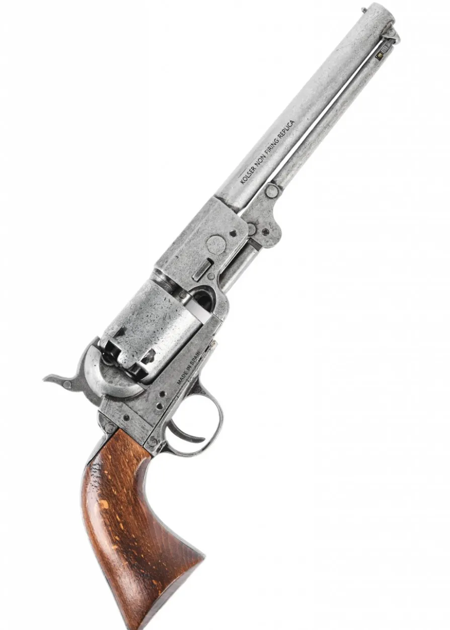 Colt Navy Perkussionsrevolver .36, Confederate Modell 1862, Altgrau, Replik