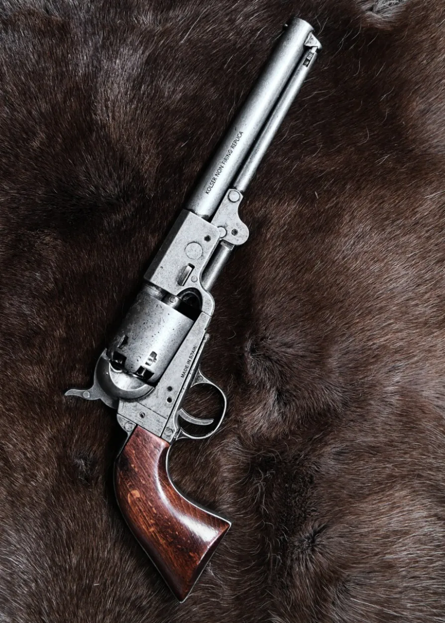 Colt Navy Perkussionsrevolver .36, Confederate Modell 1862, Altgrau, Replik