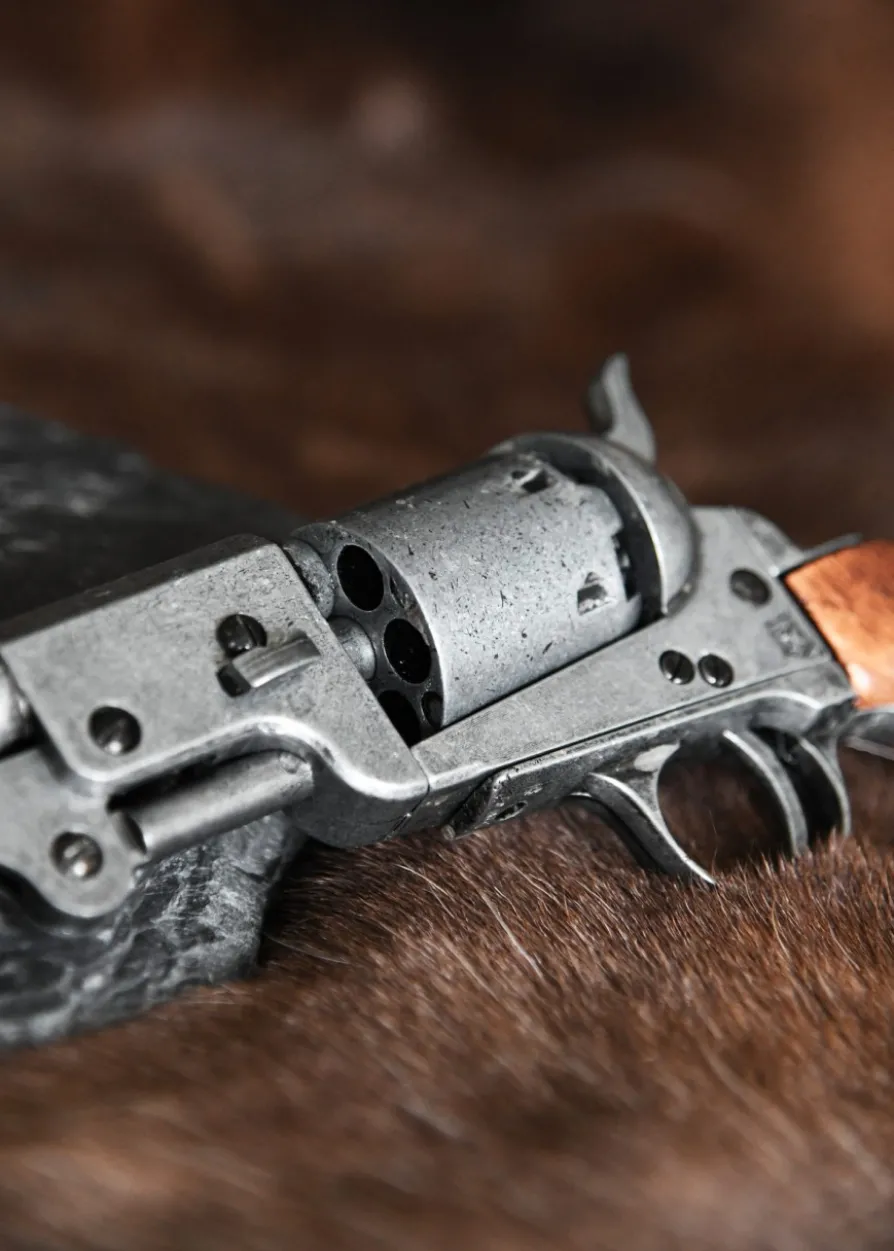 Colt Navy Perkussionsrevolver .36, Confederate Modell 1862, Altgrau, Replik
