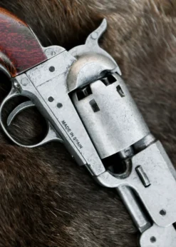 Colt Navy 1851, Perkussionsrevolver, Altgrau, Replik, Deko Pistole, Western-Waffe