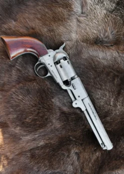 Colt Navy 1851, Perkussionsrevolver, Altgrau, Replik, Deko Pistole, Western-Waffe