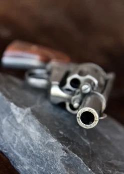 Colt-Taschenrevolver .45, USA 1873, Brauner Holzgriff, Replik