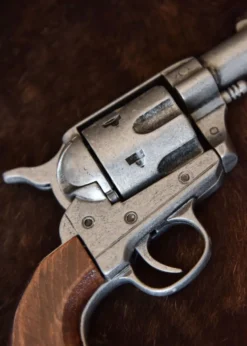 Colt-Taschenrevolver .45, USA 1873, Brauner Holzgriff, Replik
