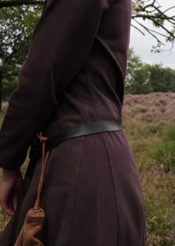 Cotehardie Ava, Mittelalterkleid, braun