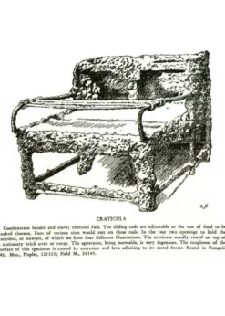 Craticula, römisches Kochgestell, Stahl