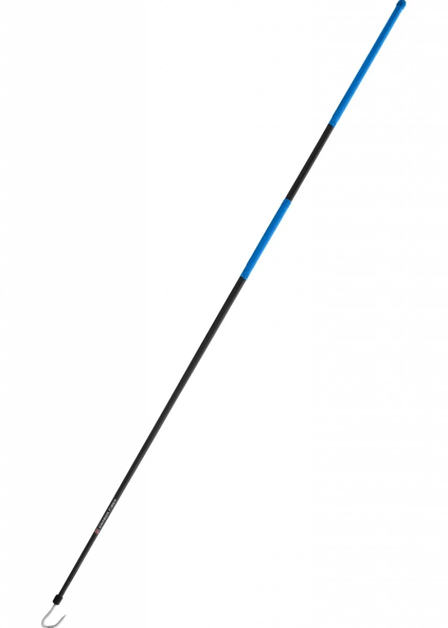 Cuda Gaff aus Kohlefaser, 2,44 m Schaft mit 5 cm Haken