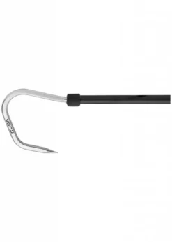 Cuda Gaff aus Kohlefaser, 2,44 m Schaft mit 10 cm Haken