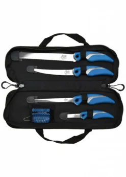 Cuda Messer Set 6 tlg. mit Messerschärfer und Tragetasche