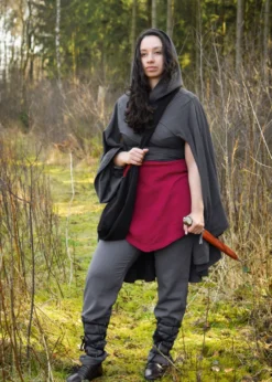 Damen Tunika Nimith, gewaschenes weinrot