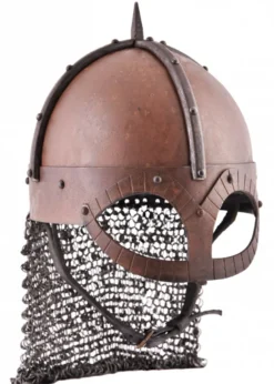 Der Gjermundbu Helm mit vernieteter Brünne, 2 mm Stahl