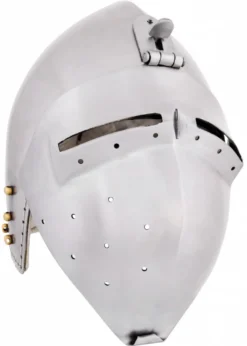 Deutsche Beckenhaube mit Visier, Schaukampf, 2 mm Stahl