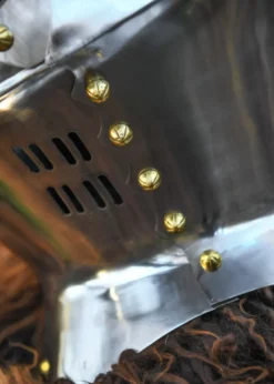 Deutscher Stechhelm, um 1500, 1,6 mm Stahl