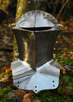 Deutscher Stechhelm, um 1500, 1,6 mm Stahl