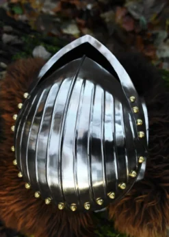 Deutscher Stechhelm, um 1500, 1,6 mm Stahl