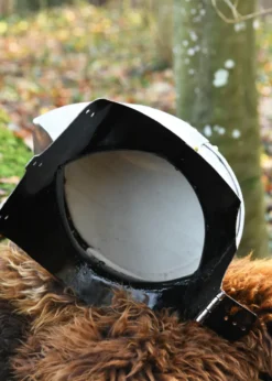 Deutscher Stechhelm, um 1500, 1,6 mm Stahl