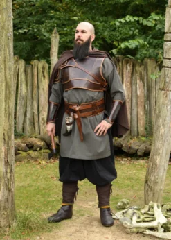 Doppelter Ledergürtel Arnulf, braun