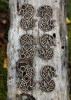Drachen aus Messing, Beschläge für DIY-Projekte (6 St. - Set von 3 Paaren)