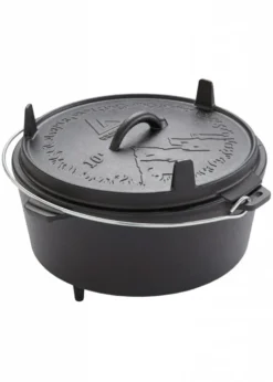Dutch Oven 10l, Gusseiserner Topf 33 cm