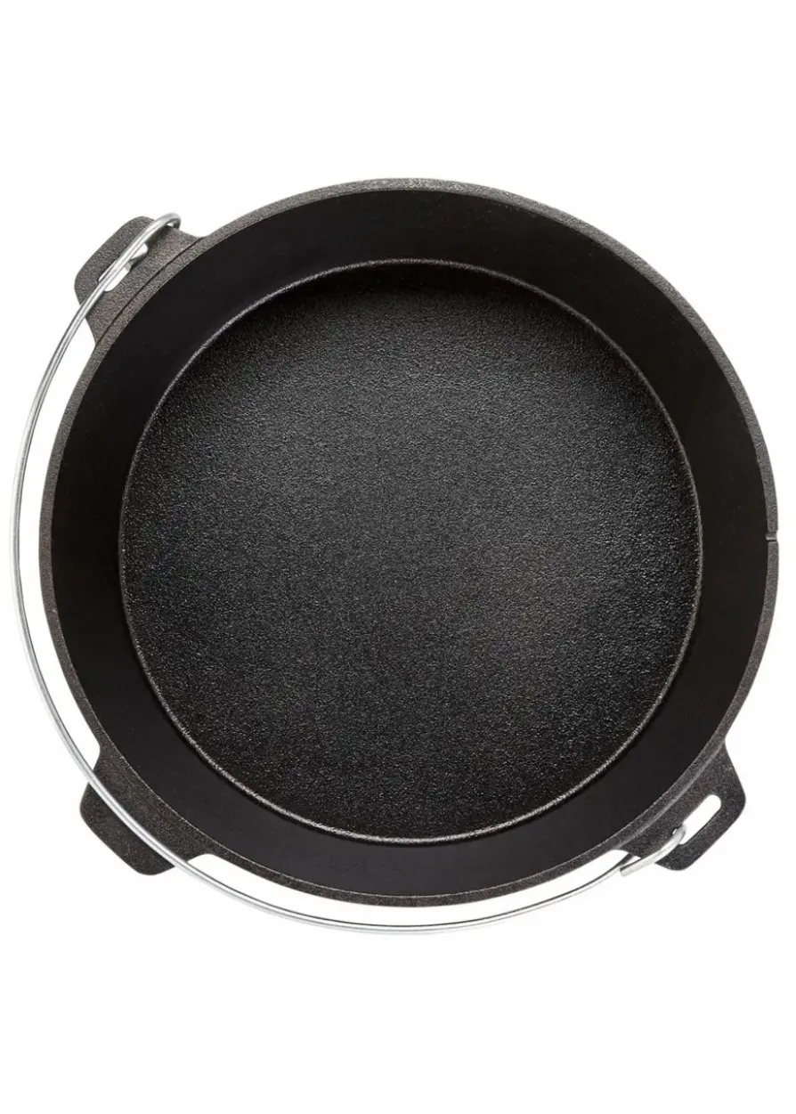 Dutch Oven 10l, Gusseiserner Topf 33 cm