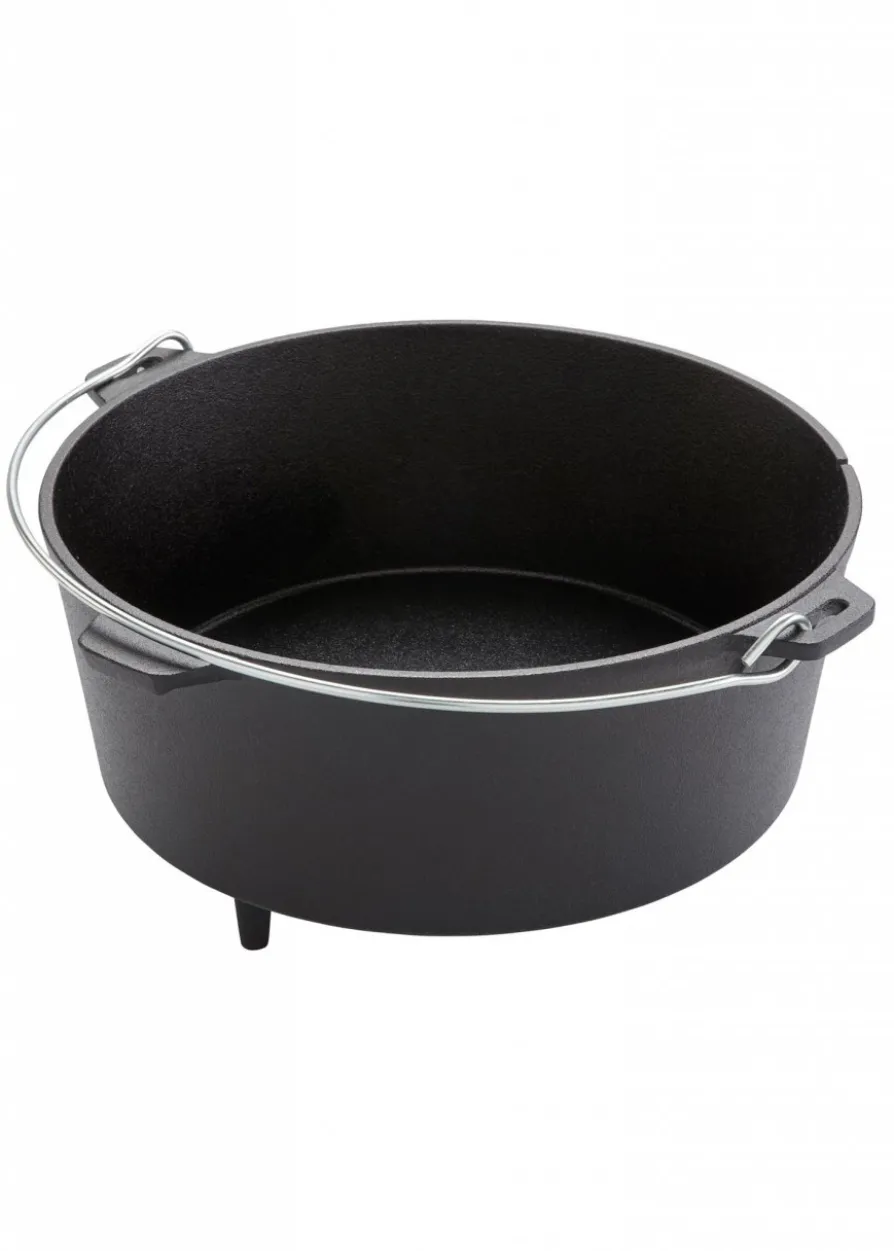 Dutch Oven 10l, Gusseiserner Topf 33 cm