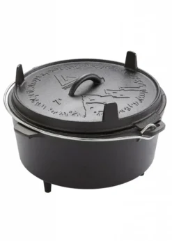 Dutch Oven 7l, Gusseiserner Topf 30 cm