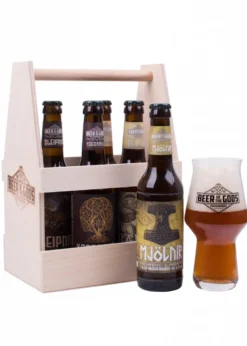 Eine Hand voll Götter - 5 Sorten Wackener Craft Beer nebst Glas