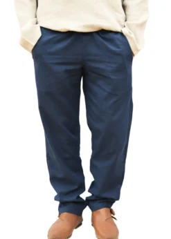 Einfache Mittelalter-Hose Hagen, blau