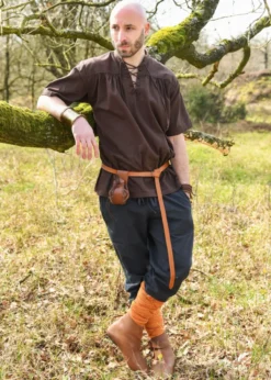 Einfache Mittelalter-Hose Hagen, dunkelblau