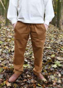 Einfache Mittelalter-Hose Hagen, beigebraun