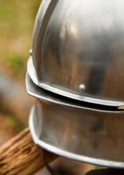 Einfacher Schaller, Mittelalter Helm, 1,6 mm Stahl, 15. Jahrhundert