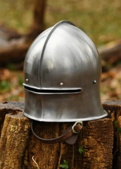 Einfacher Schaller, Mittelalter Helm, 1,6 mm Stahl, 15. Jahrhundert