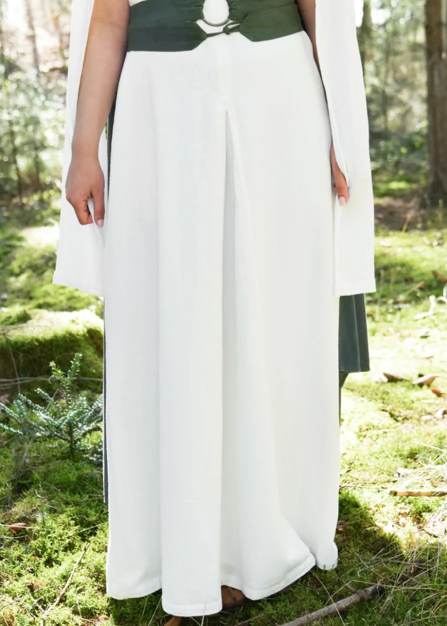 Elegantes Kleid Elira mit langen Ärmeln, natur