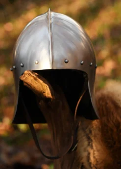 Englischer Bogenschützenhelm, 15. Jh., 1,6 mm Stahl