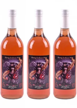 Erdbeerkönigin, Met-Erdbeerwein-Mix, 0,75l Flasche, 12% Vol.