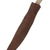 Essmesser mit Griff aus Knochen, 18 cm mit Scheide