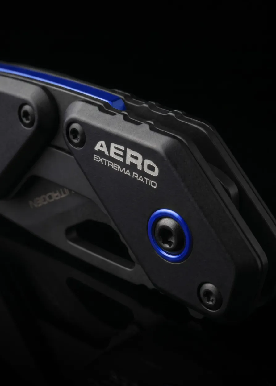 Extrema Ratio, Aero Nitrogen Black Blue, Taschenmesser