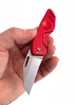 Extrema Ratio ANT, Rescue Red, stonewashed, Taschenmesser