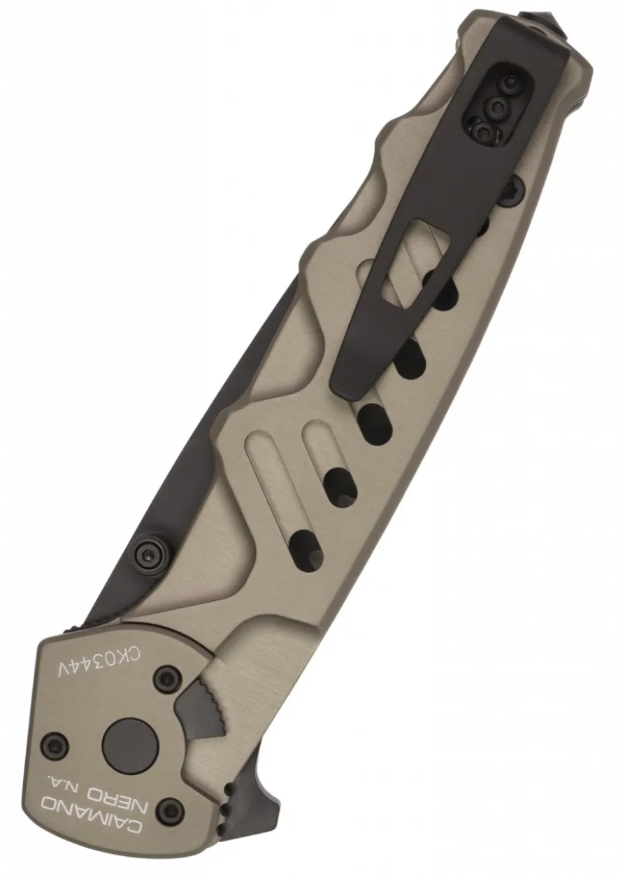 Extrema Ratio CAIMANO NERO N.A. TACTICAL MUD, Taschenmesser