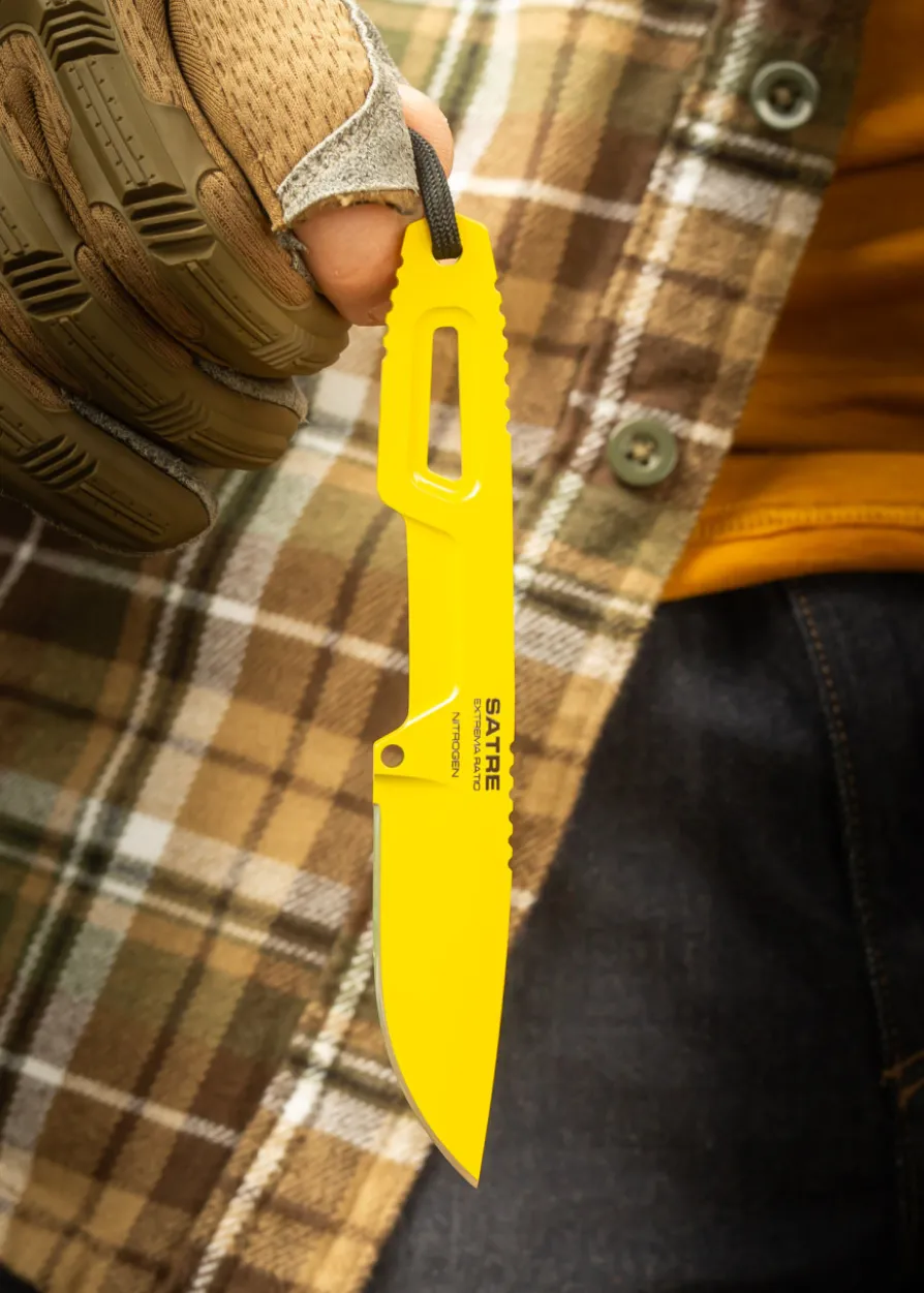 Extrema Ratio, Satre Nitrogen Gelb, Feststehendes Messer