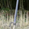 Fackelhalter aus Stahl, handgeschmiedet