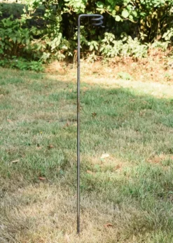 Fackelhalter aus Stahl, handgeschmiedet