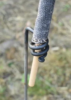Fackelhalter aus Stahl, handgeschmiedet