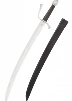 Falchion mit Lederscheide, Schaukampfschwert, SK-B