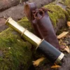 Fernrohr mit Ledertasche