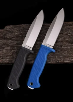 Feststehendes Messer Demko Freereign, Blau-Grau