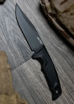 Feststehendes Messer Recondo FX, Schwarz, Glatte Klinge, SOG