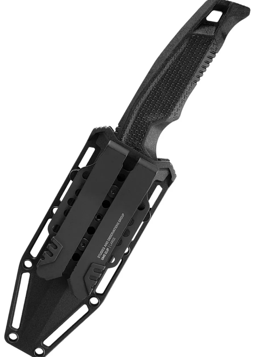Feststehendes Messer Recondo FX, Schwarz, Glatte Klinge, SOG