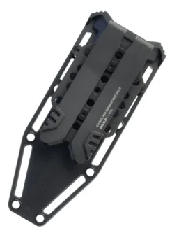 Feststehendes Messer Recondo FX, Schwarz, Teil-Wellenschliff, SOG