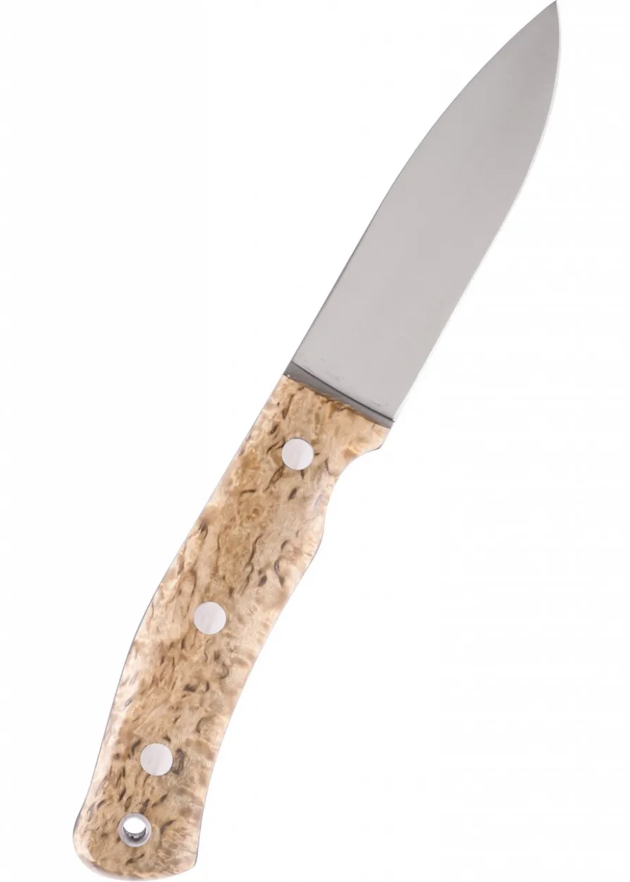 Feststehendes Messer Swedish Forest, Stabilisierte Maserbirke